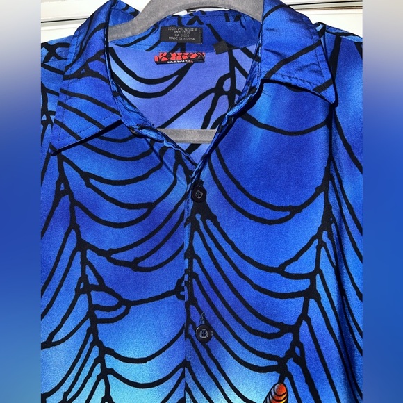 Rare Vintage 2001 Spider-Man Marvel Comics Button Up Shirt - Picture 5 of 10